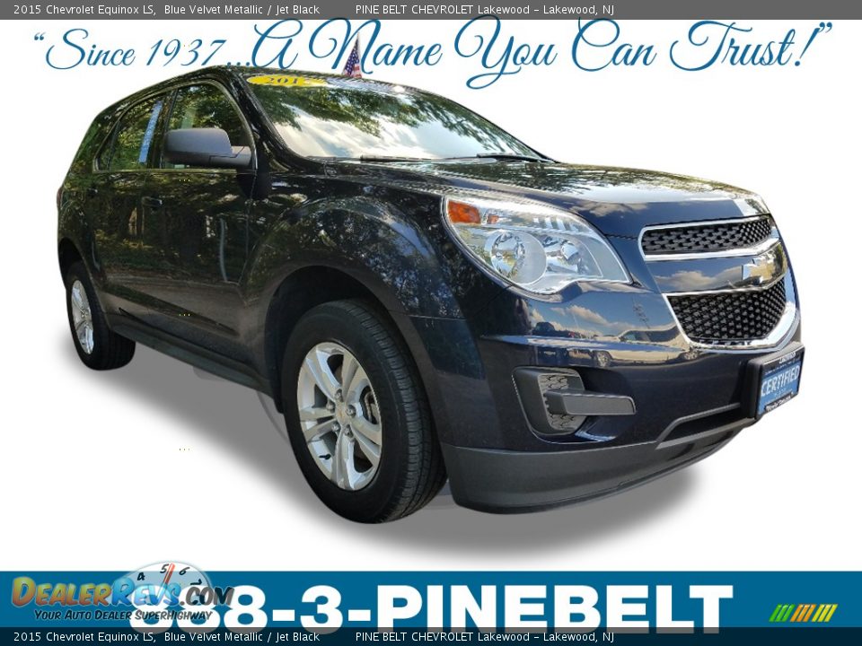 2015 Chevrolet Equinox LS Blue Velvet Metallic / Jet Black Photo #1