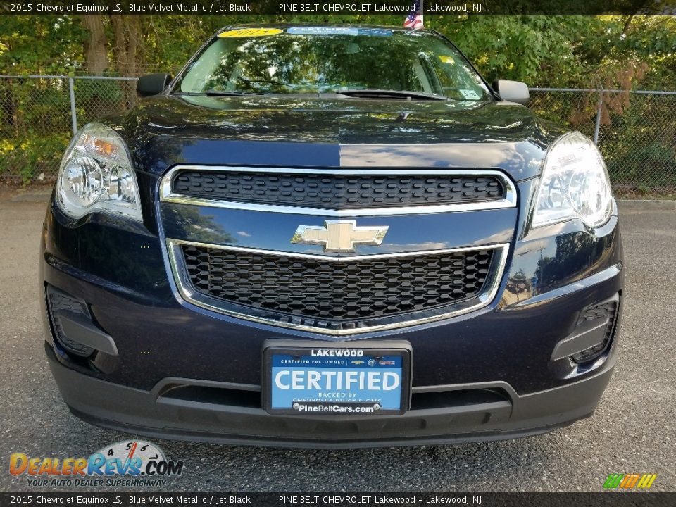 2015 Chevrolet Equinox LS Blue Velvet Metallic / Jet Black Photo #2