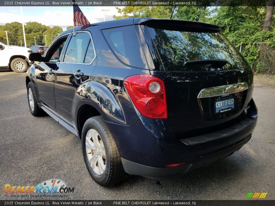 2015 Chevrolet Equinox LS Blue Velvet Metallic / Jet Black Photo #5