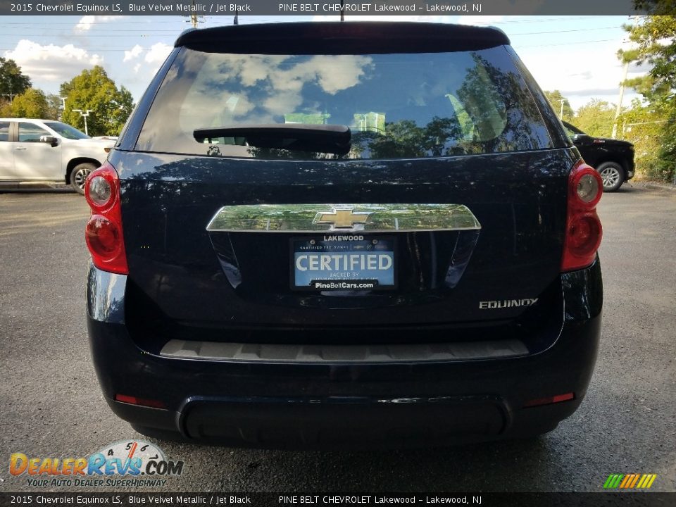 2015 Chevrolet Equinox LS Blue Velvet Metallic / Jet Black Photo #6