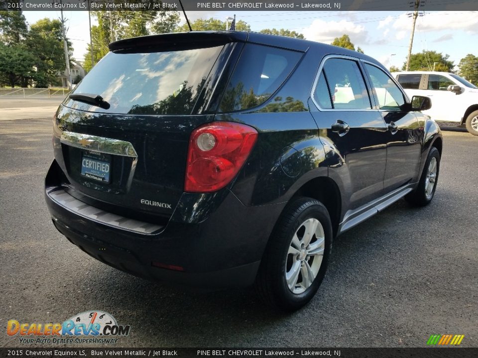 2015 Chevrolet Equinox LS Blue Velvet Metallic / Jet Black Photo #7