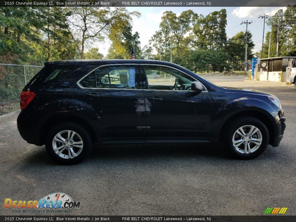 2015 Chevrolet Equinox LS Blue Velvet Metallic / Jet Black Photo #8