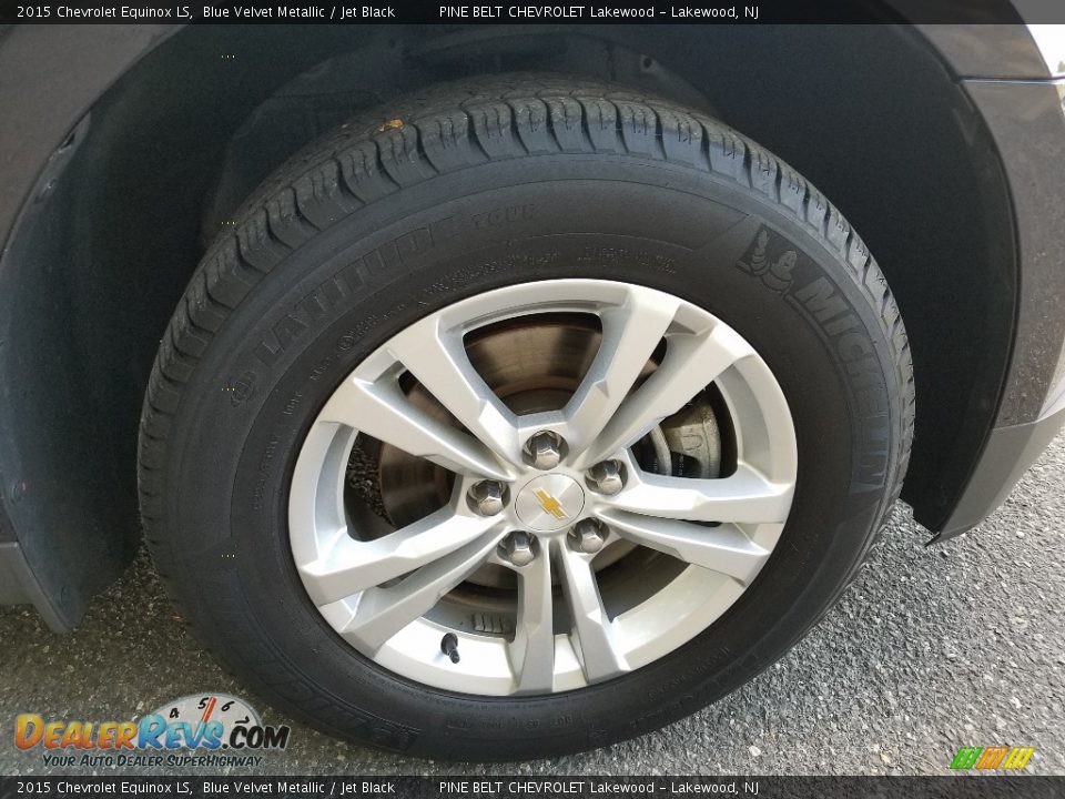 2015 Chevrolet Equinox LS Blue Velvet Metallic / Jet Black Photo #9