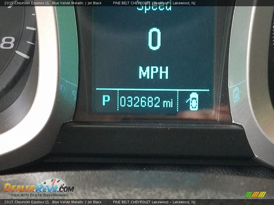 2015 Chevrolet Equinox LS Blue Velvet Metallic / Jet Black Photo #19