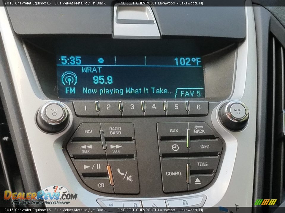 2015 Chevrolet Equinox LS Blue Velvet Metallic / Jet Black Photo #20