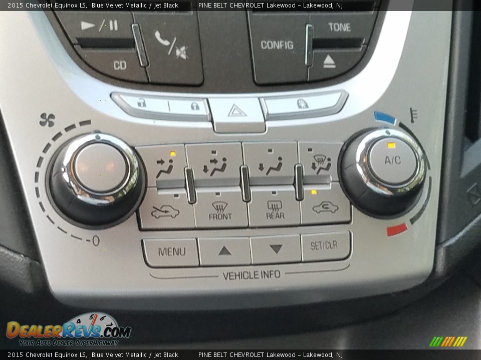2015 Chevrolet Equinox LS Blue Velvet Metallic / Jet Black Photo #21