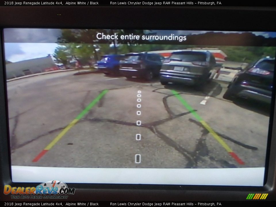 2018 Jeep Renegade Latitude 4x4 Alpine White / Black Photo #16