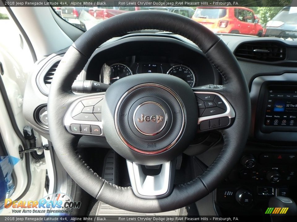 2018 Jeep Renegade Latitude 4x4 Alpine White / Black Photo #19