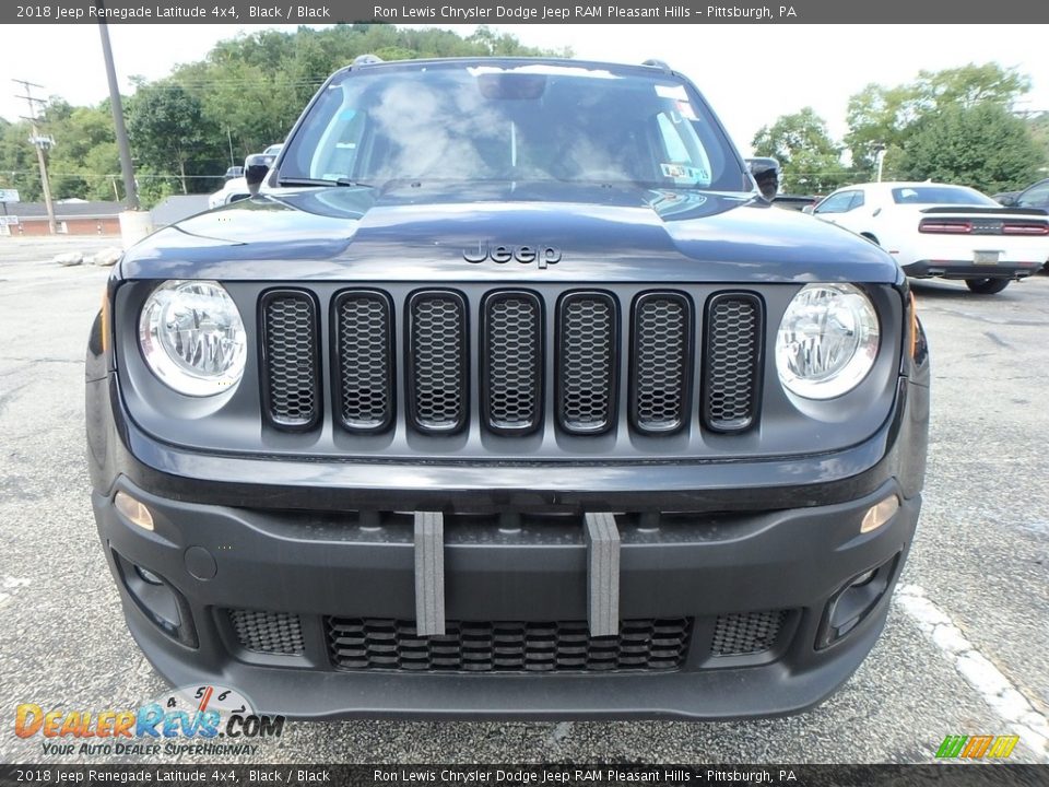2018 Jeep Renegade Latitude 4x4 Black / Black Photo #8