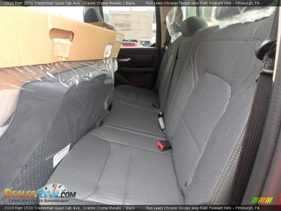 Rear Seat of 2019 Ram 1500 Tradesman Quad Cab 4x4 Photo #10