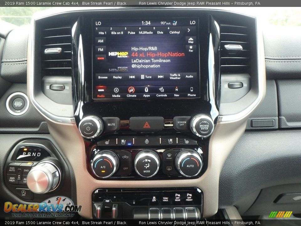 Controls of 2019 Ram 1500 Laramie Crew Cab 4x4 Photo #17