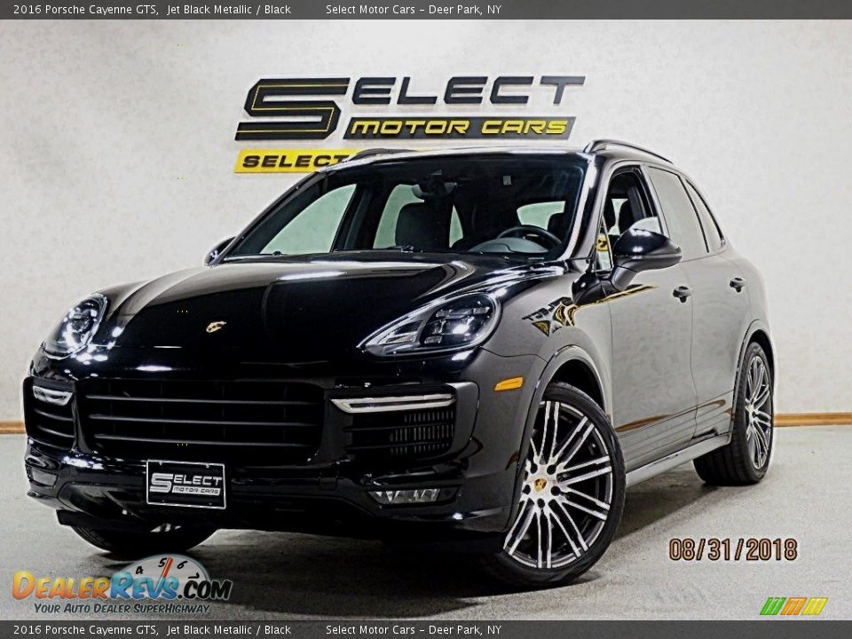 2016 Porsche Cayenne GTS Jet Black Metallic / Black Photo #1