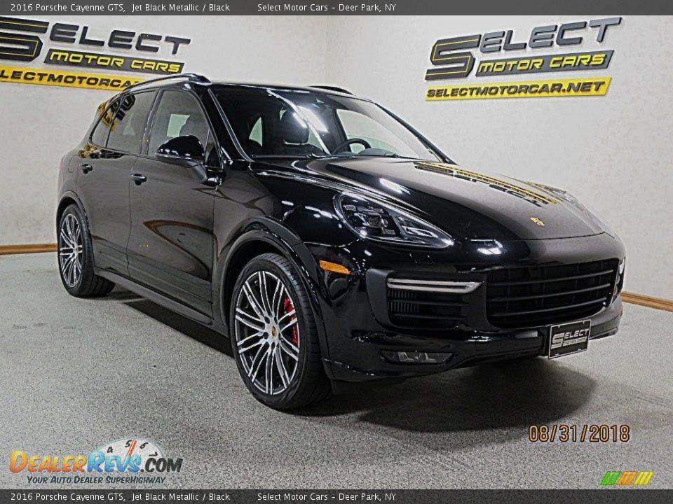 2016 Porsche Cayenne GTS Jet Black Metallic / Black Photo #3