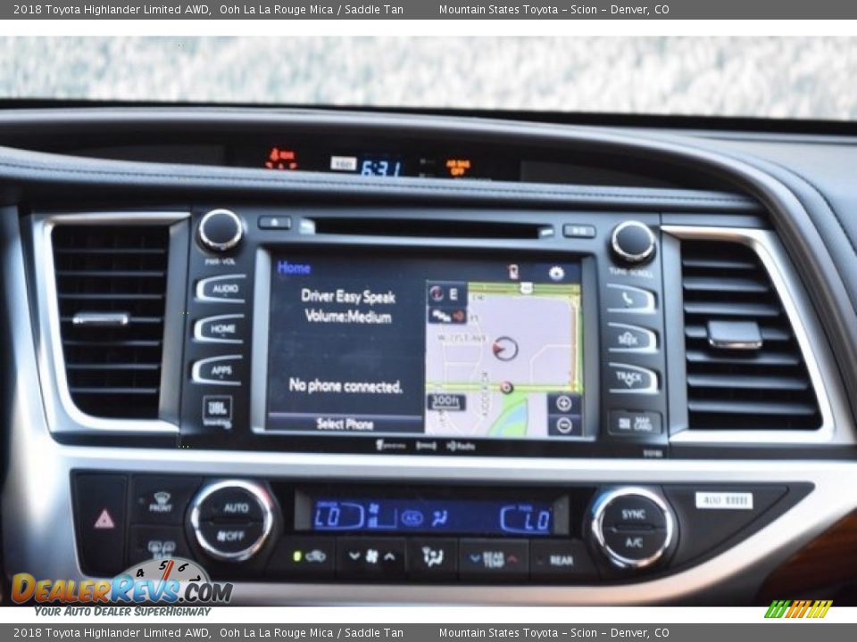 2018 Toyota Highlander Limited AWD Ooh La La Rouge Mica / Saddle Tan Photo #10