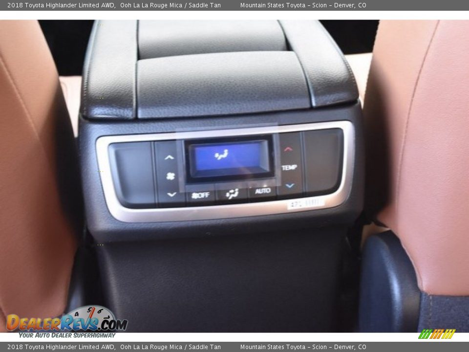 2018 Toyota Highlander Limited AWD Ooh La La Rouge Mica / Saddle Tan Photo #17