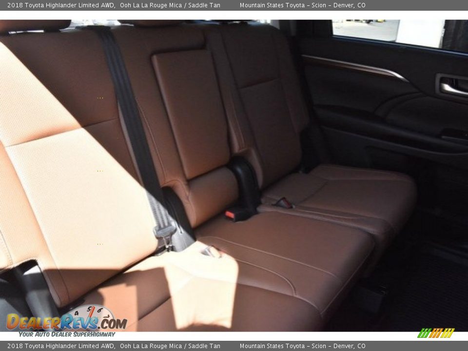 2018 Toyota Highlander Limited AWD Ooh La La Rouge Mica / Saddle Tan Photo #20