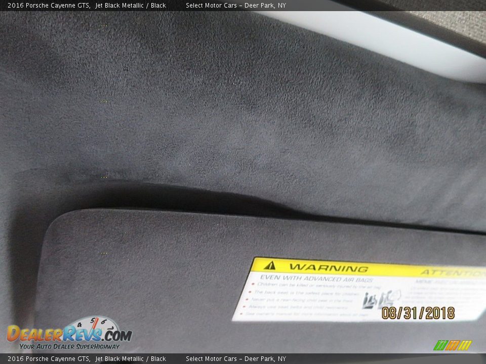 2016 Porsche Cayenne GTS Jet Black Metallic / Black Photo #25