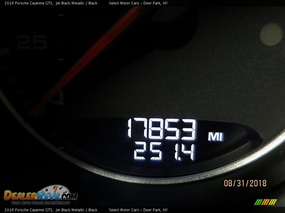 2016 Porsche Cayenne GTS Jet Black Metallic / Black Photo #28