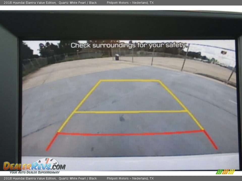 2018 Hyundai Elantra Value Edition Quartz White Pearl / Black Photo #15