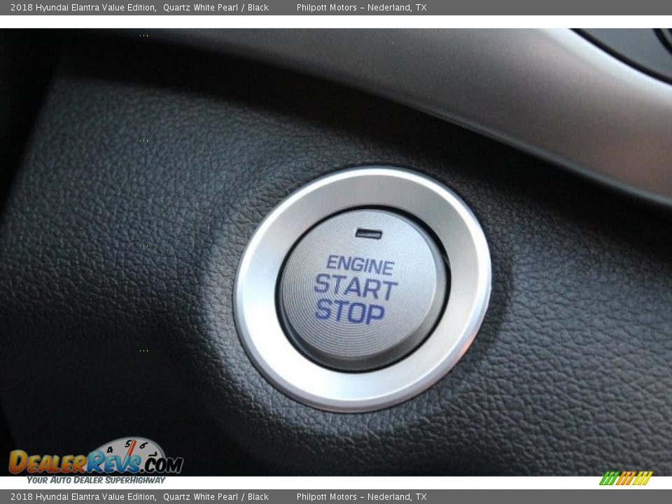 2018 Hyundai Elantra Value Edition Quartz White Pearl / Black Photo #17