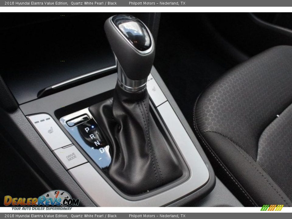 2018 Hyundai Elantra Value Edition Quartz White Pearl / Black Photo #18