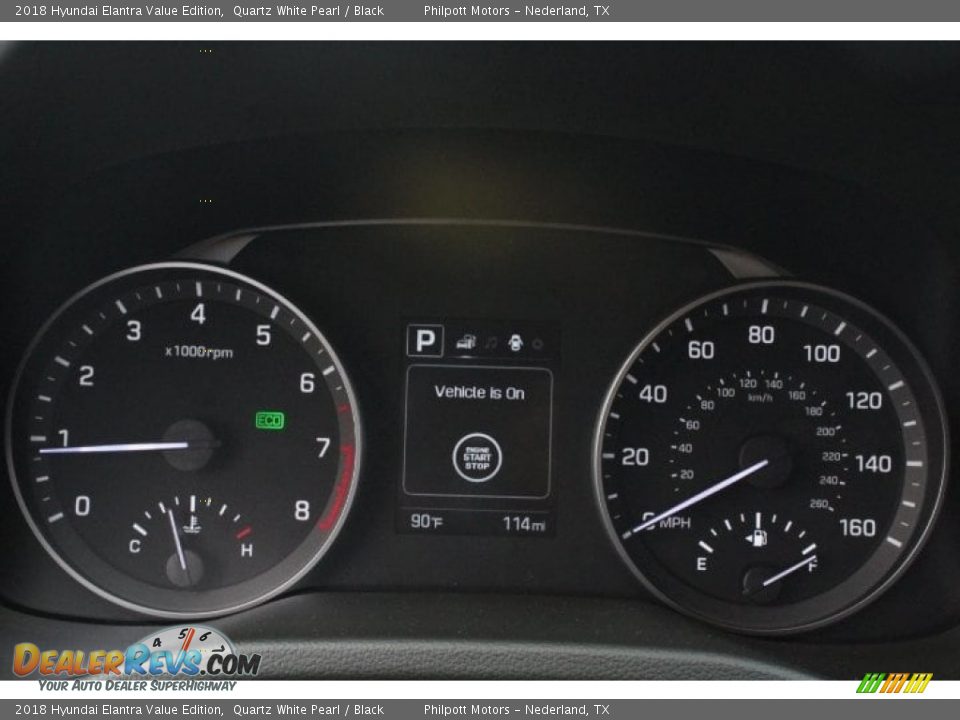 2018 Hyundai Elantra Value Edition Quartz White Pearl / Black Photo #21