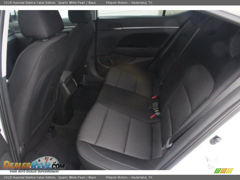 2018 Hyundai Elantra Value Edition Quartz White Pearl / Black Photo #23