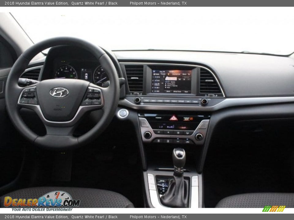2018 Hyundai Elantra Value Edition Quartz White Pearl / Black Photo #24