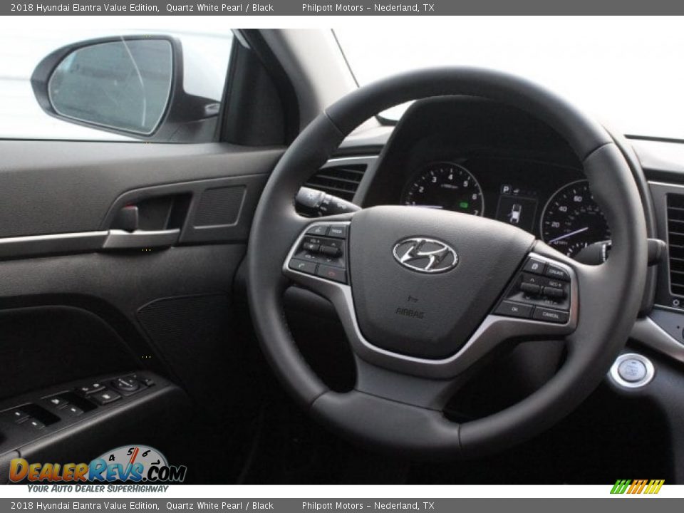 2018 Hyundai Elantra Value Edition Quartz White Pearl / Black Photo #25
