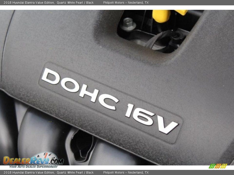 2018 Hyundai Elantra Value Edition Quartz White Pearl / Black Photo #33