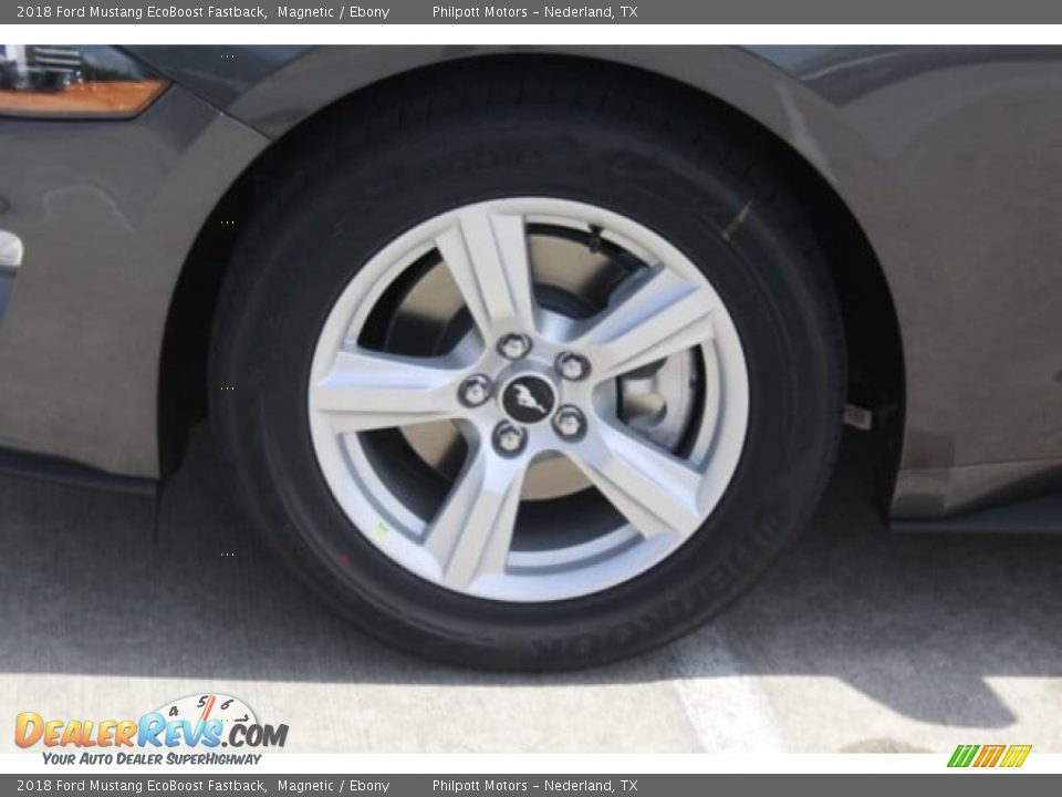 2018 Ford Mustang EcoBoost Fastback Magnetic / Ebony Photo #4