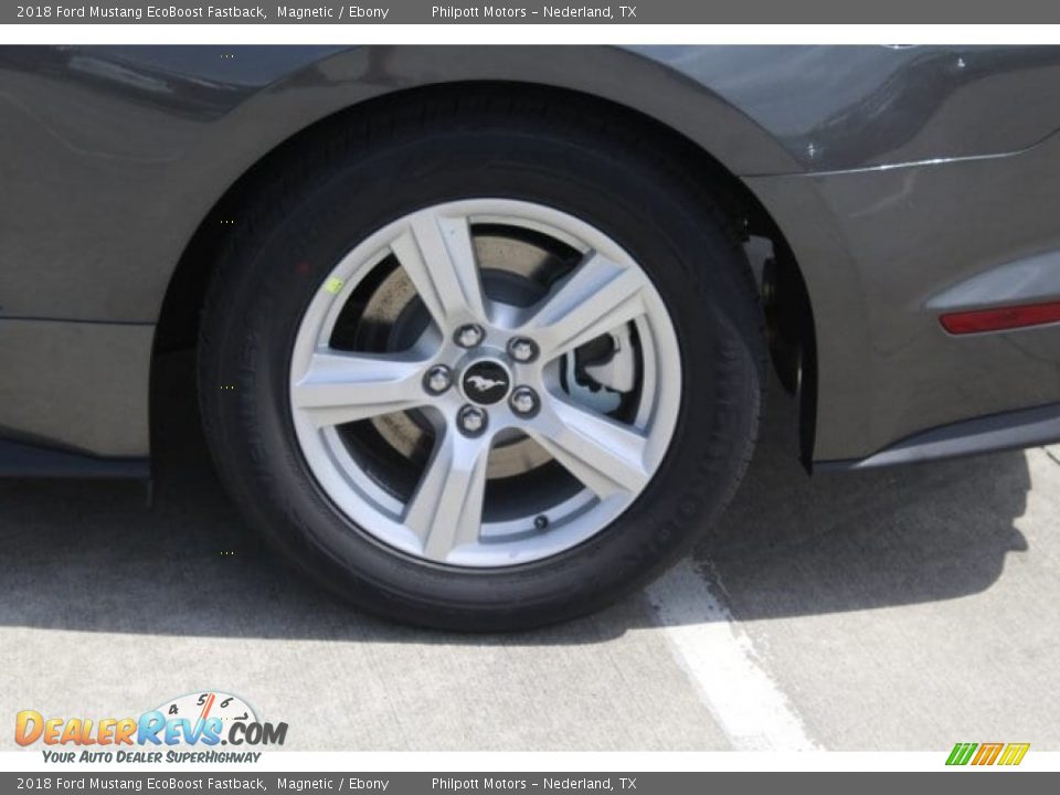 2018 Ford Mustang EcoBoost Fastback Magnetic / Ebony Photo #6