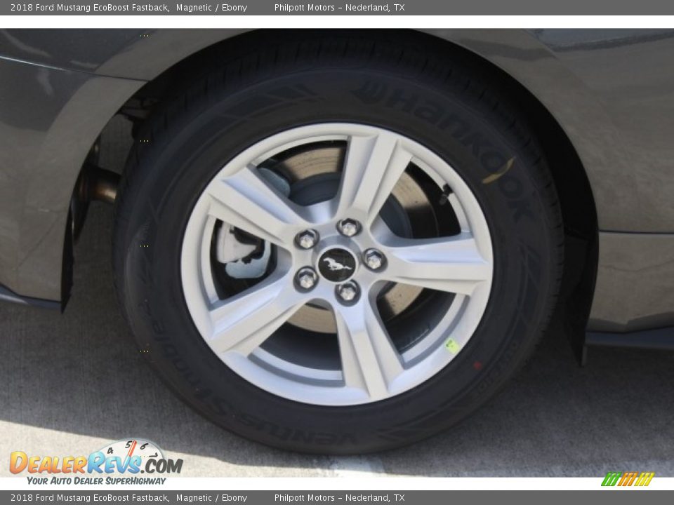 2018 Ford Mustang EcoBoost Fastback Magnetic / Ebony Photo #10