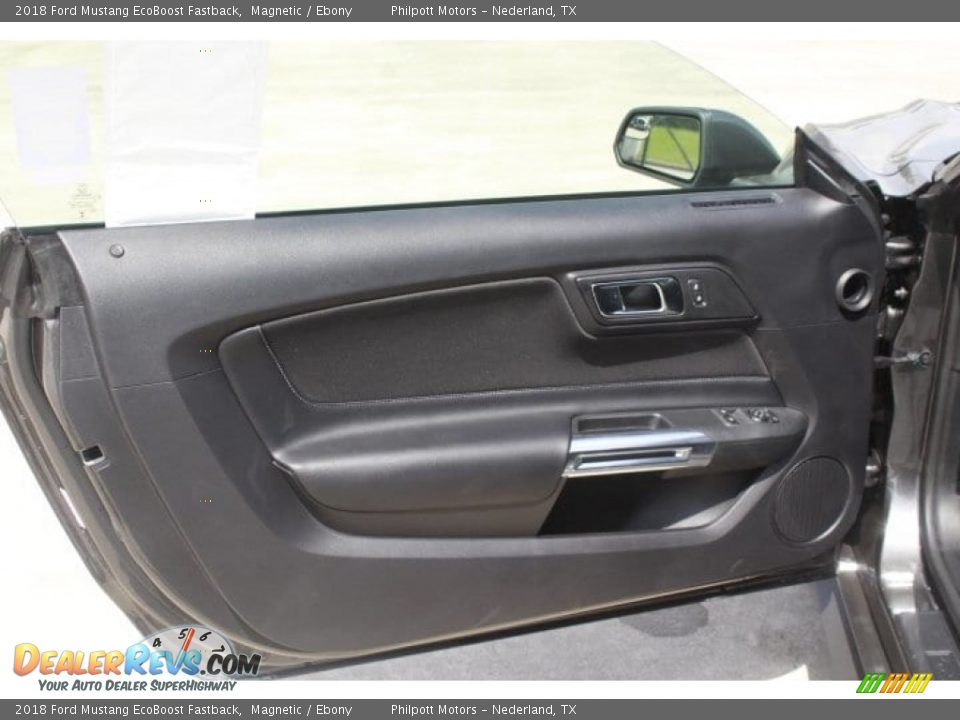 2018 Ford Mustang EcoBoost Fastback Magnetic / Ebony Photo #13