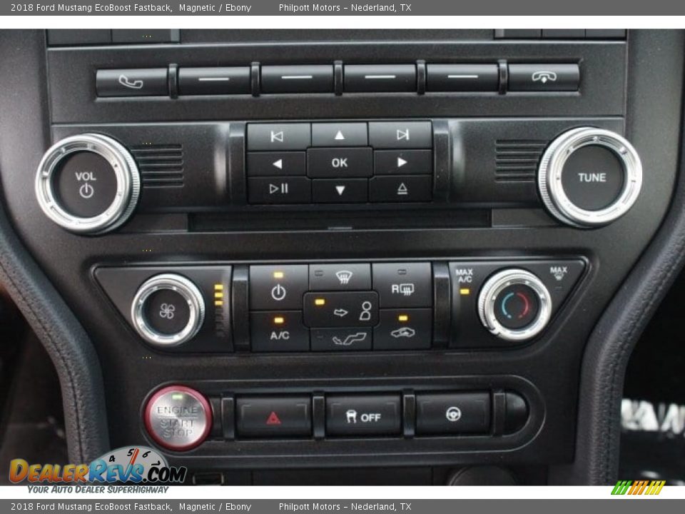 2018 Ford Mustang EcoBoost Fastback Magnetic / Ebony Photo #18