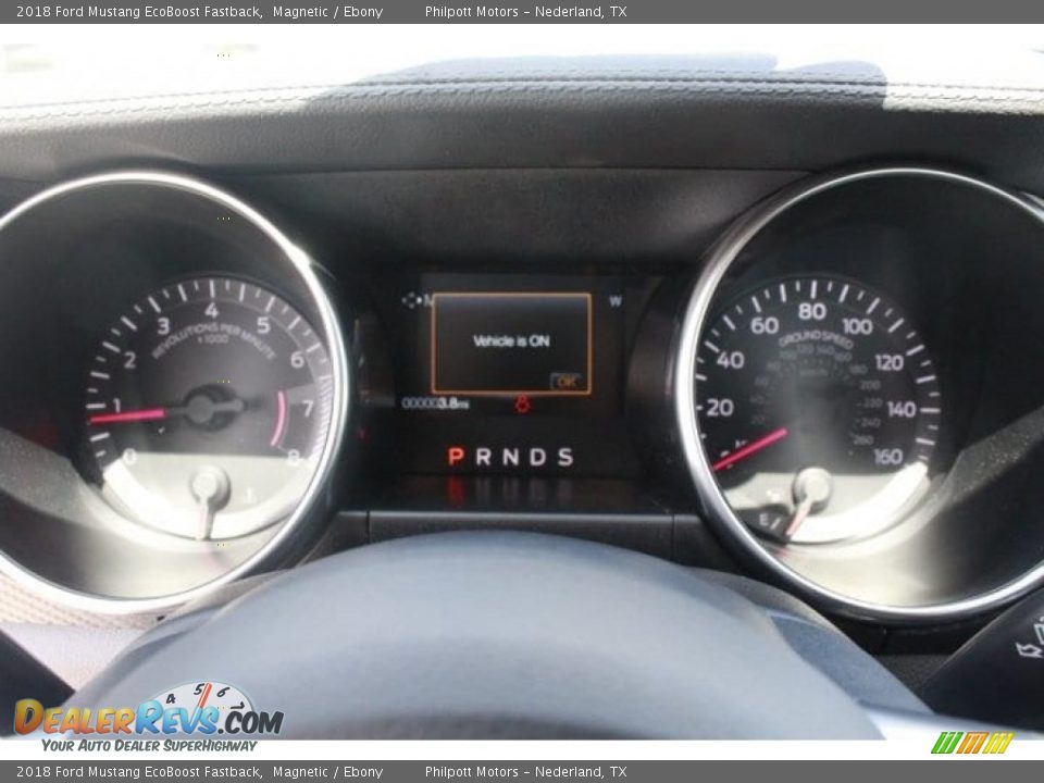 2018 Ford Mustang EcoBoost Fastback Magnetic / Ebony Photo #22