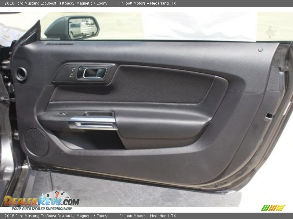 2018 Ford Mustang EcoBoost Fastback Magnetic / Ebony Photo #26
