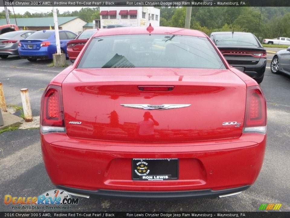 2016 Chrysler 300 S AWD Redline Red Tri-Coat Pearl / Black Photo #3