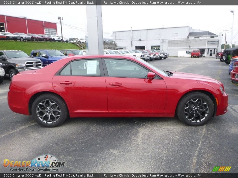 2016 Chrysler 300 S AWD Redline Red Tri-Coat Pearl / Black Photo #5