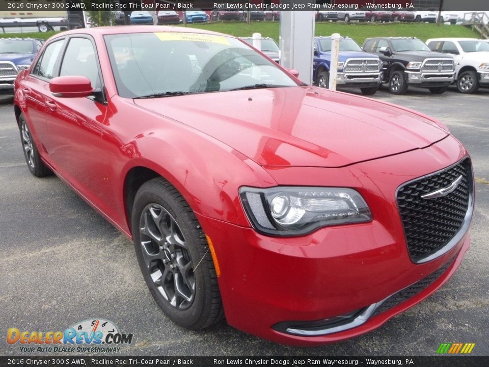 2016 Chrysler 300 S AWD Redline Red Tri-Coat Pearl / Black Photo #6