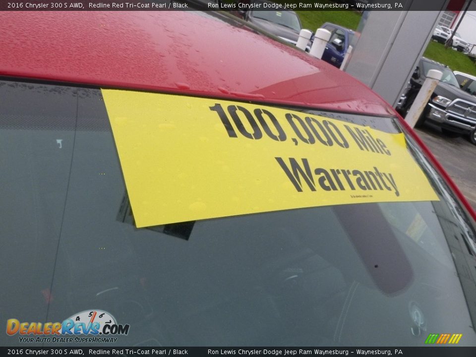 2016 Chrysler 300 S AWD Redline Red Tri-Coat Pearl / Black Photo #9
