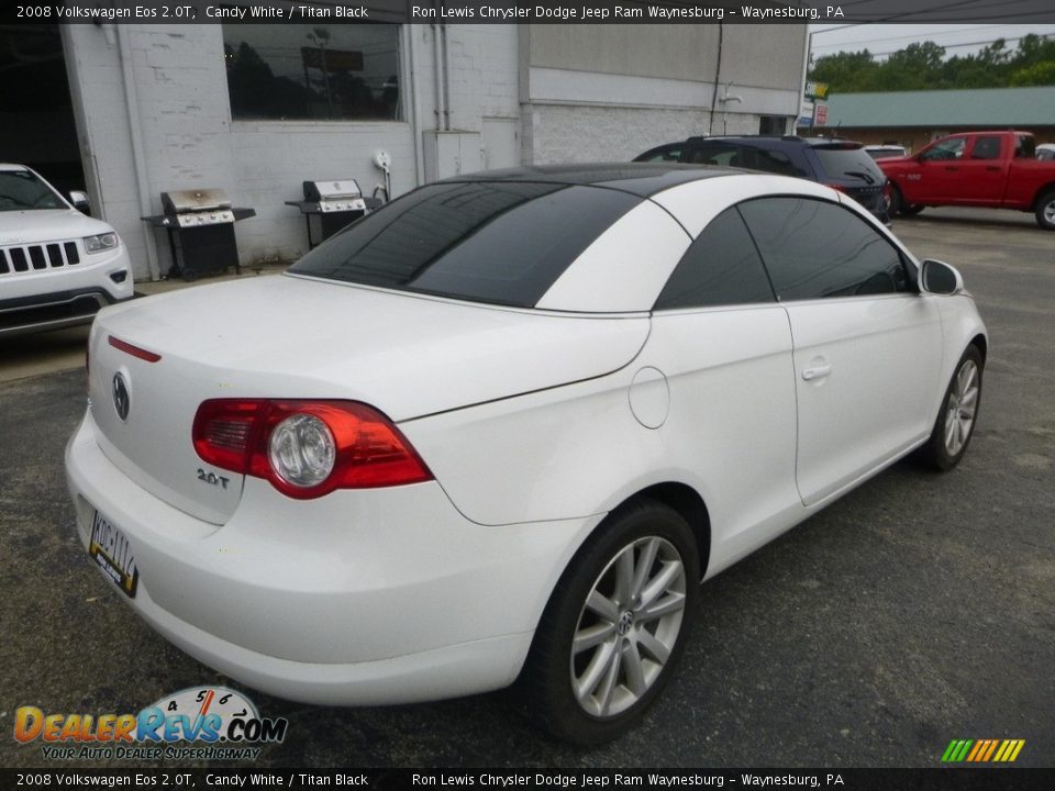 2008 Volkswagen Eos 2.0T Candy White / Titan Black Photo #5