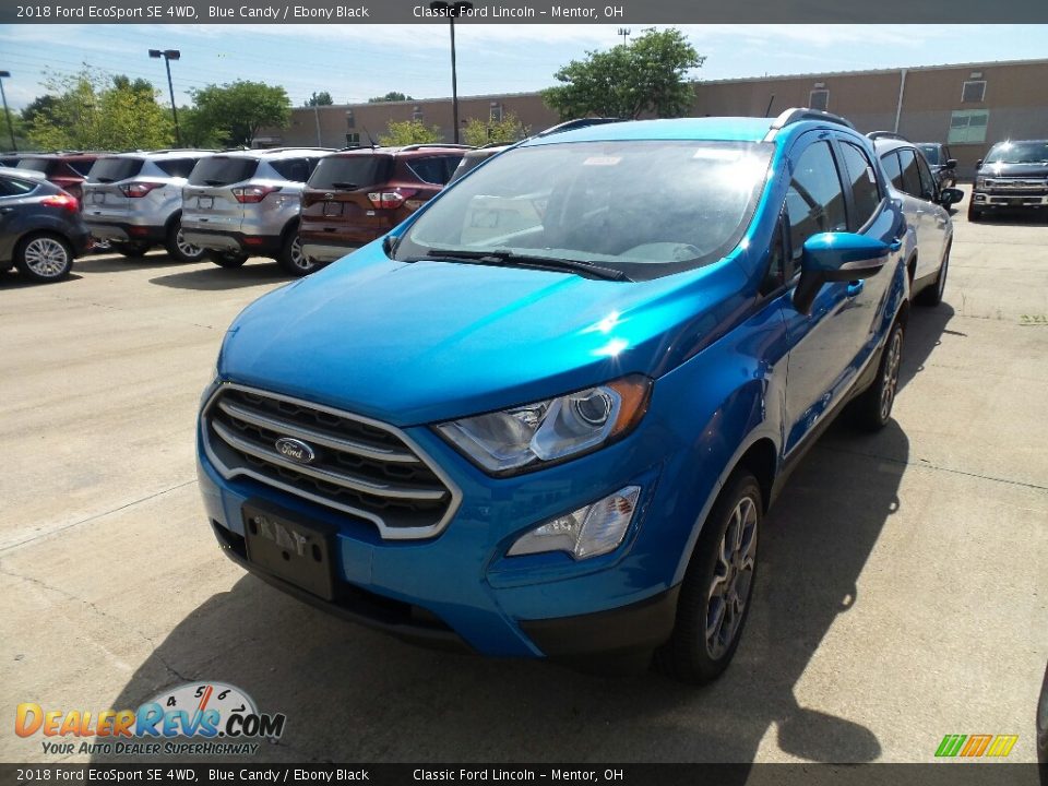 2018 Ford EcoSport SE 4WD Blue Candy / Ebony Black Photo #1
