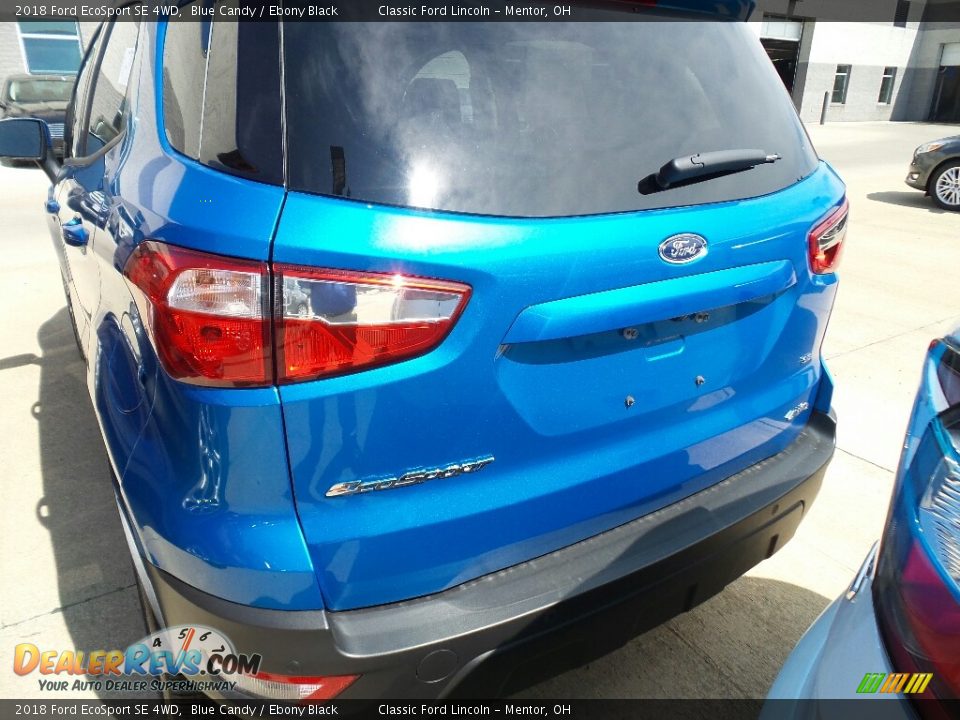 2018 Ford EcoSport SE 4WD Blue Candy / Ebony Black Photo #3