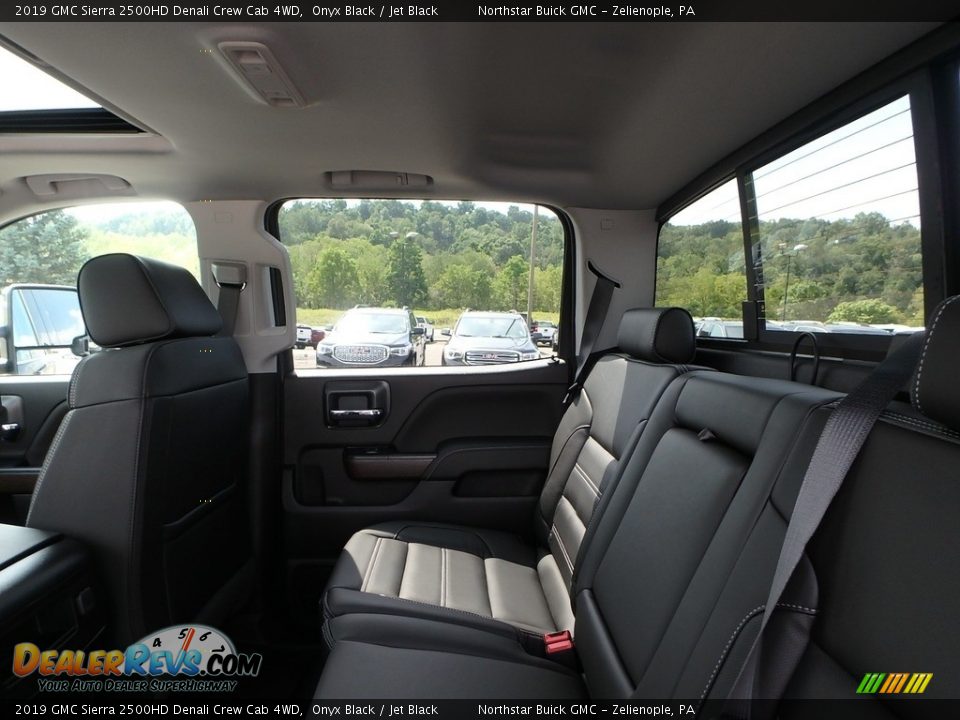 Rear Seat of 2019 GMC Sierra 2500HD Denali Crew Cab 4WD Photo #11