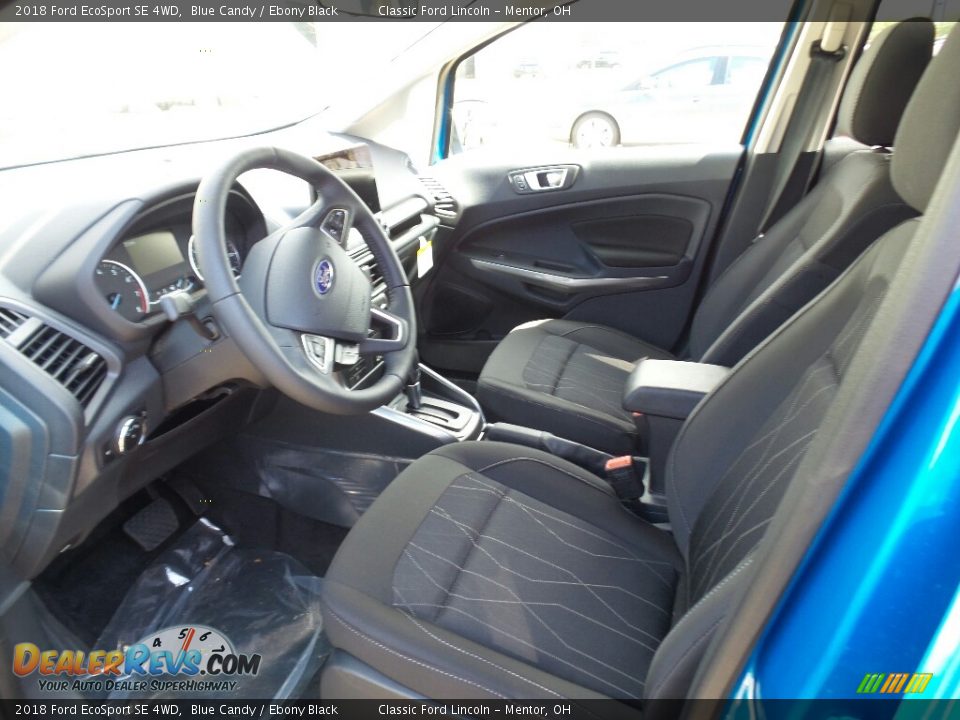 2018 Ford EcoSport SE 4WD Blue Candy / Ebony Black Photo #4
