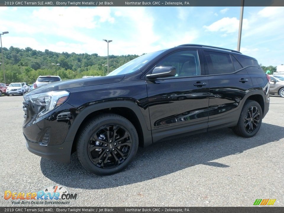 2019 GMC Terrain SLE AWD Ebony Twilight Metallic / Jet Black Photo #1