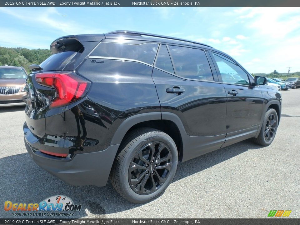 2019 GMC Terrain SLE AWD Ebony Twilight Metallic / Jet Black Photo #5