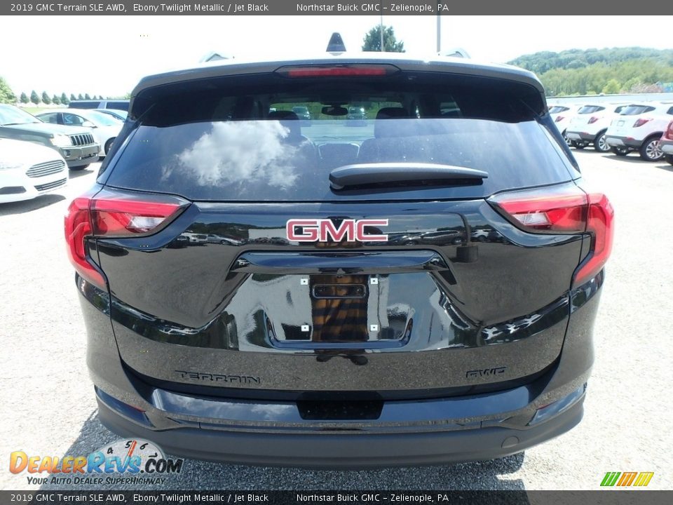 2019 GMC Terrain SLE AWD Ebony Twilight Metallic / Jet Black Photo #6