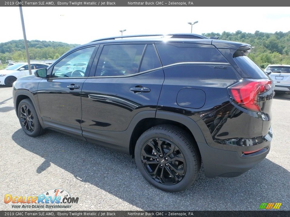 2019 GMC Terrain SLE AWD Ebony Twilight Metallic / Jet Black Photo #8